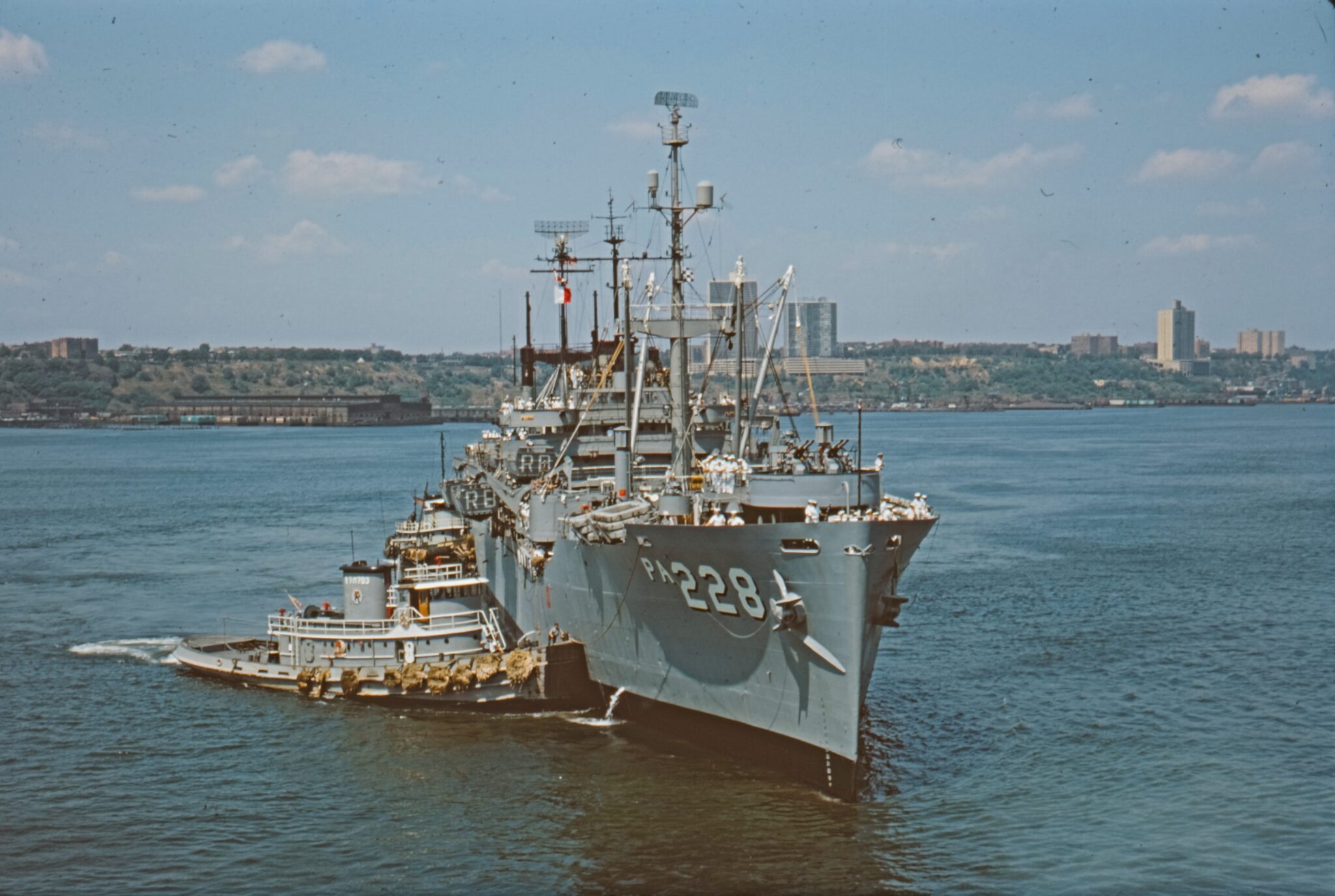 Naval Vessel, New York Harbour, August 1966
