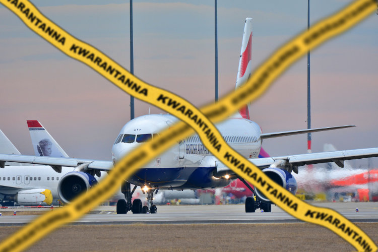 Litwa wstrzymała loty pasażerskie z Wielkiej Brytanii