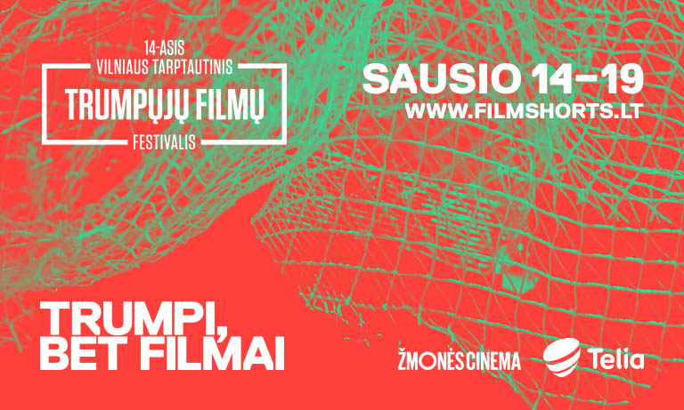 Baner reklamujący Wileński Międzynarodowy Festiwal Filmowy