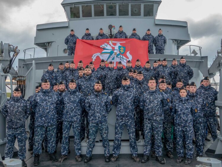 Skład litewskiej Marynarki Wojennej wchodzący w skład Stałego Zespołu Obrony Przeciwminowej NATO