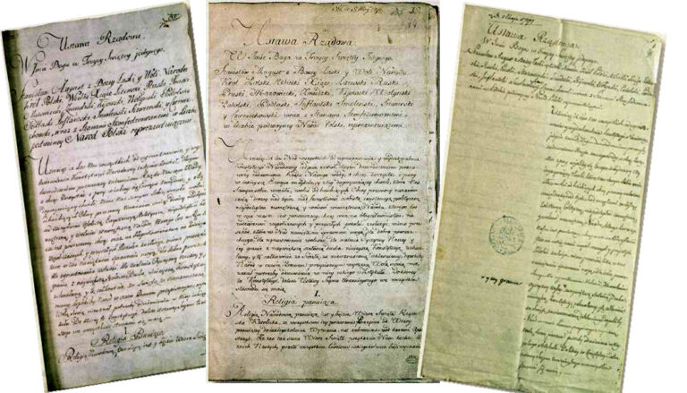 Trzy rękopisy Konstytucji 3 maja