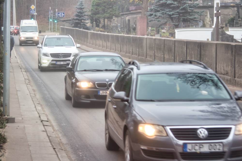 Samochody na Rossie w Wilnie na Litwie