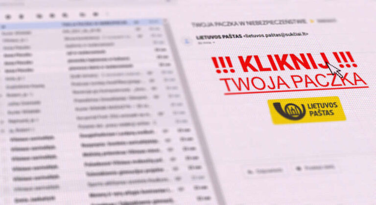 Poczta Litewska ostrzega o wiadomościach w jej imieniu. „Listy są oszustwem”