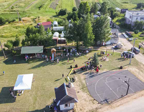 Zbudowano nowe boisko do koszykówki we wsi Werusowo
