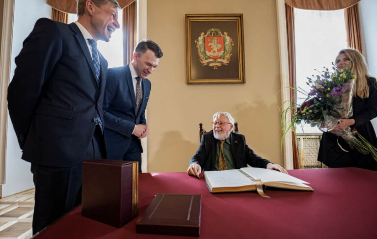 Vytautas Landsbergis nagrodzony tytułem Honorowego Obywatela Wilna