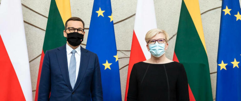 Oświadczenie Šimonytė i Morawieckiego. Wezwanie UE do sankcji wobec Białorusi