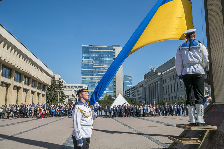 30-lecie niepodległości Ukrainy. Nausėda odebrał odznaczenie