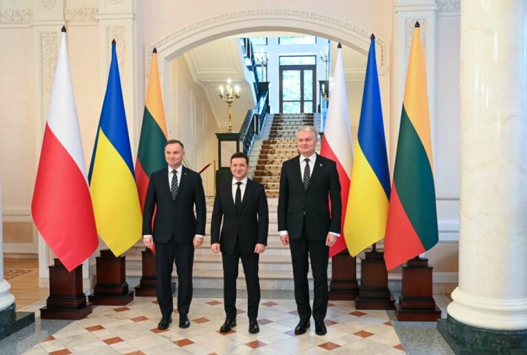 Trójkąt Lubelski na Ukrainie. Litwa i Polska poprą integrację euroatlantycką