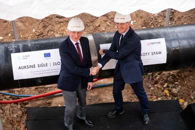 Polsko-litewski gazociąg GIPL ruszy już 1 maja. To wcześniej, niż zakładano