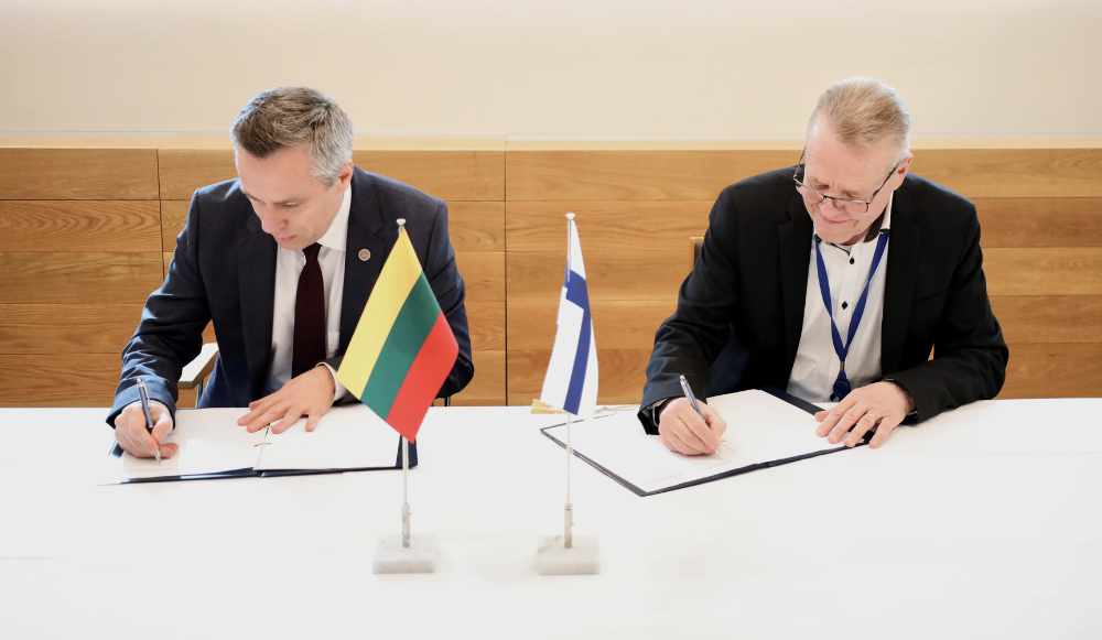Spotkanie resortów obrony Litwy i Finlandii