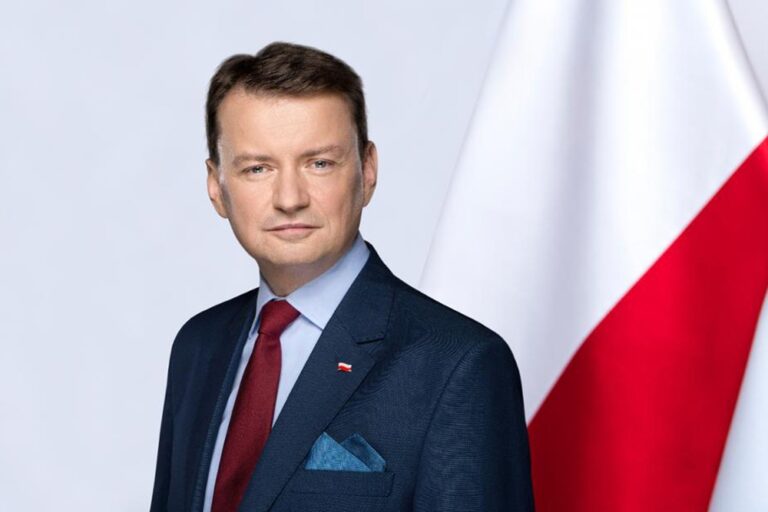 Minister obrony narodowej Polski Mariusz Błaszczak na Litwie