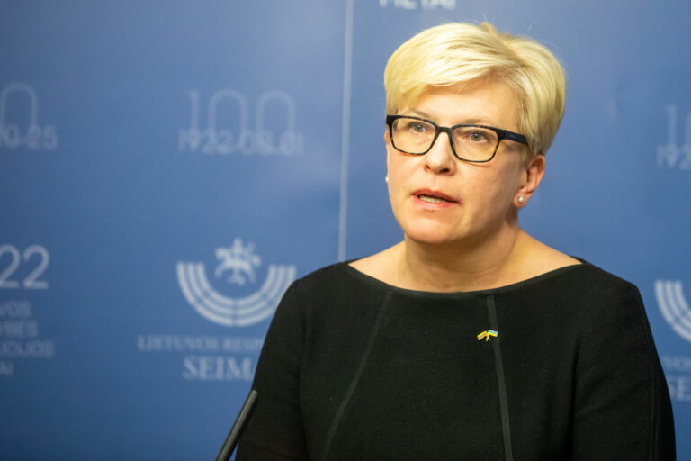 Premier Ingrida Šimonytė.