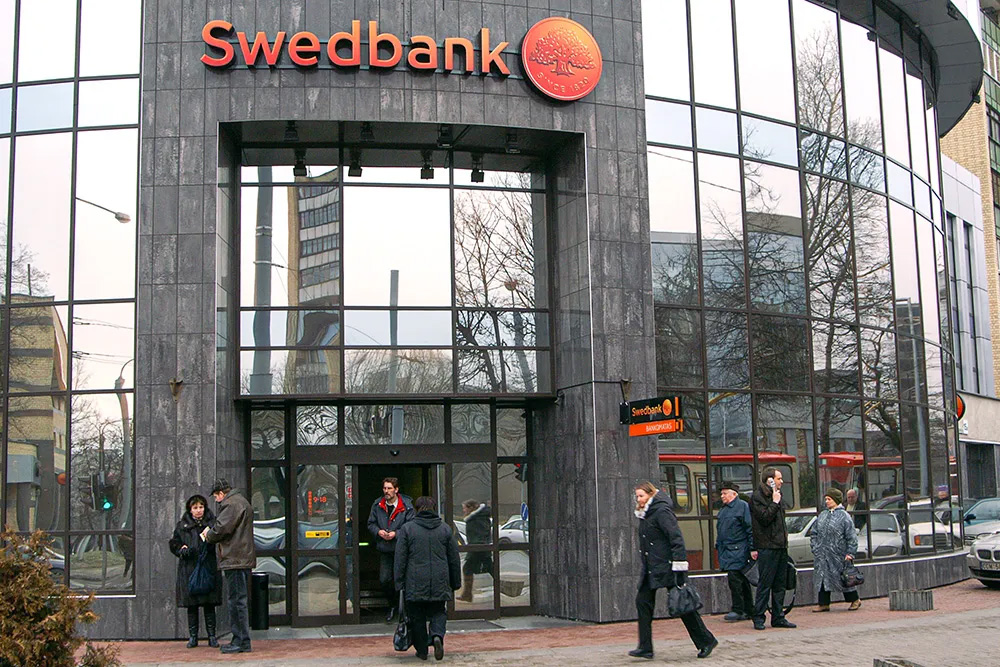 Swedbank w Wilnie.