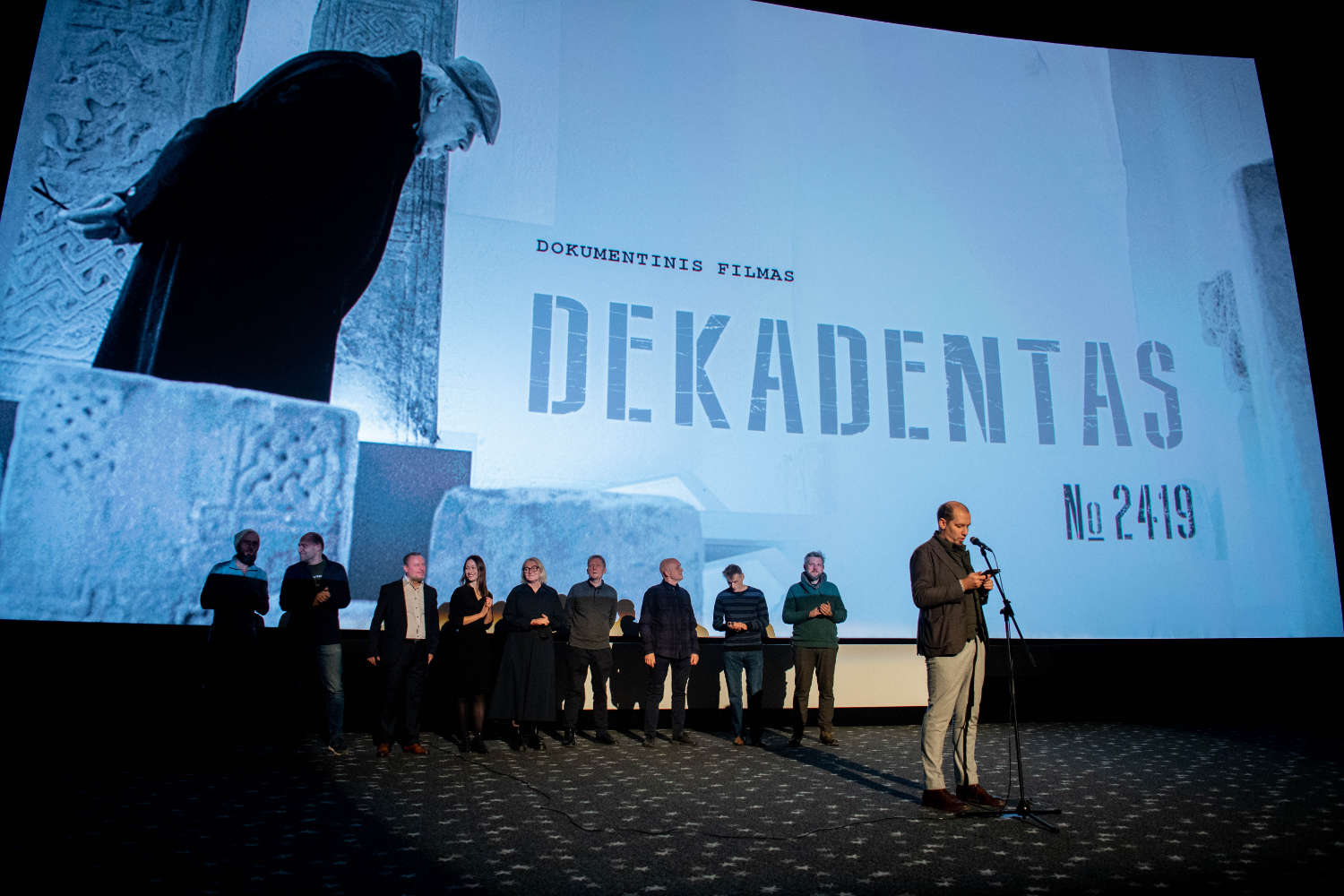 Wieczorem 29 listopada w Forum Cinemas Vingis odbyła się premiera dokumentalnego filmu „Dekadent Nr 2419”.