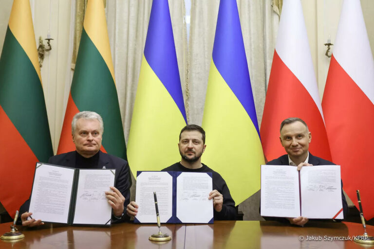 Treść deklaracji Nausėdy, Dudy oraz Zełenskiego podpisanej we Lwowie podczas II Szczytu Trójkąta Lubelskiego