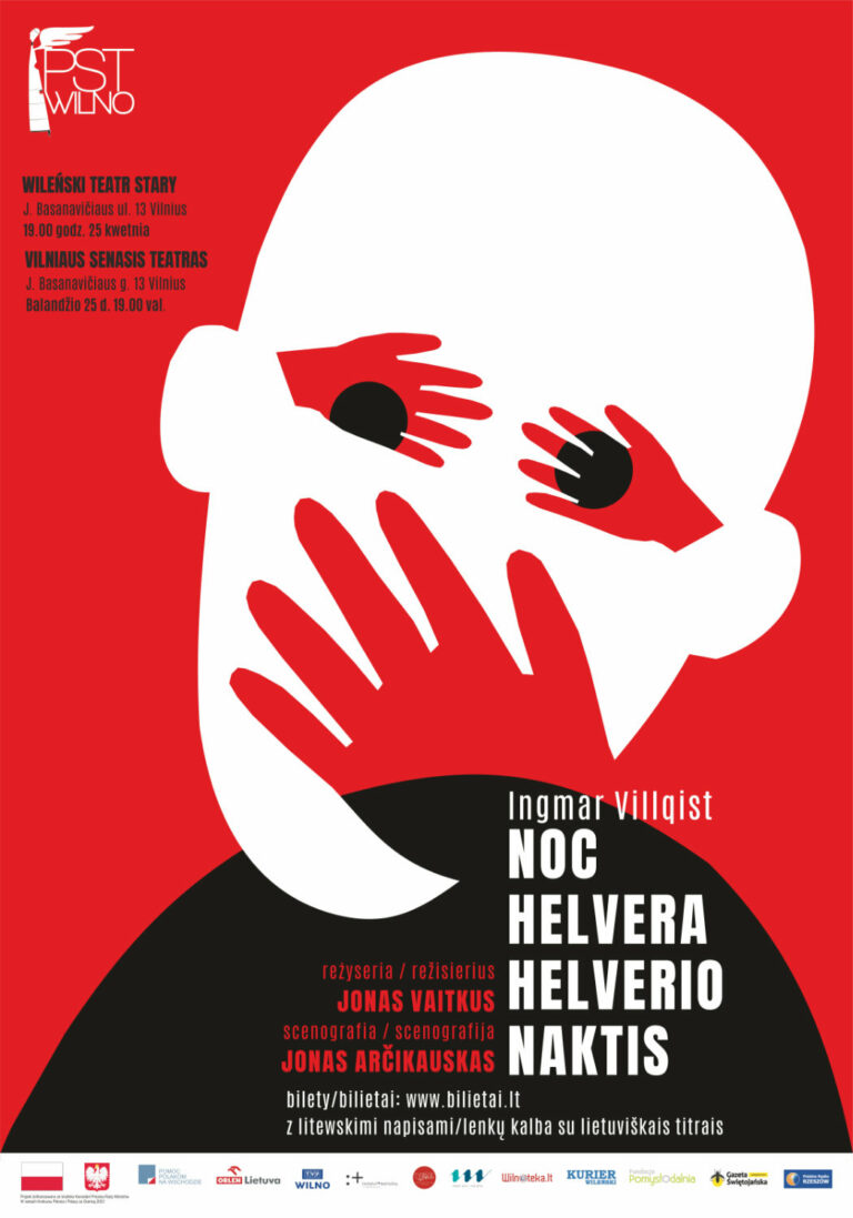 Premiera „Nocy Helvera” 2 kwietnia odwołana! Odbędzie się 25 kwietnia w Wileńskim Teatrze Starym