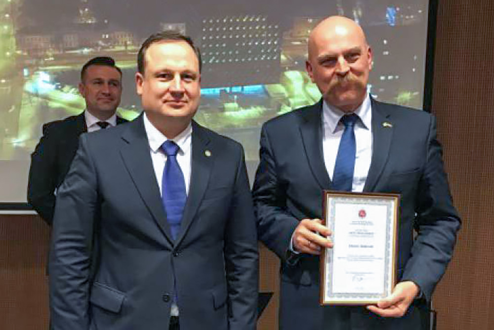 Zdzisław Tuliszewski (od prawej) został również wybrany prokuratorem roku w 2018 r., w konkursie w 2014 r. zajął drugie miejsce.
