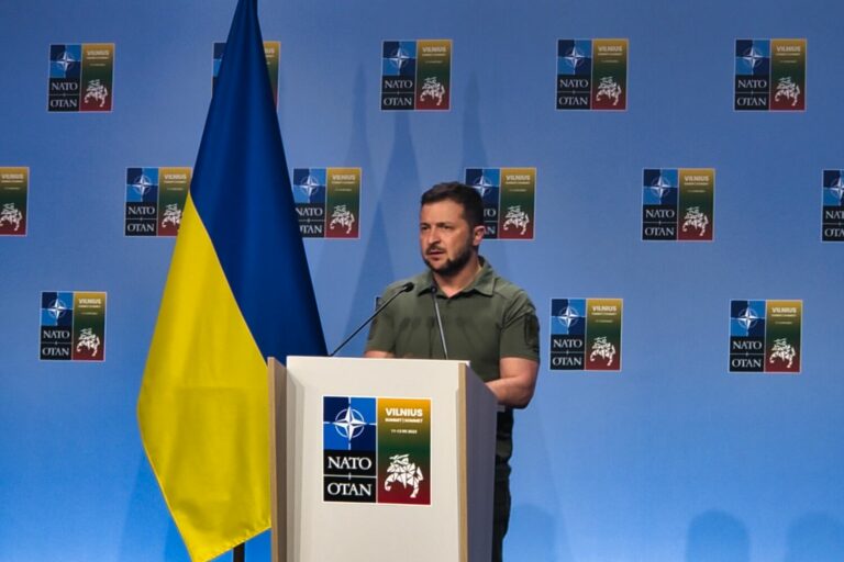 Zełenski do korespondenta „Kuriera”: „Litwa, Polska, nasi pierwsi orędownicy w NATO”