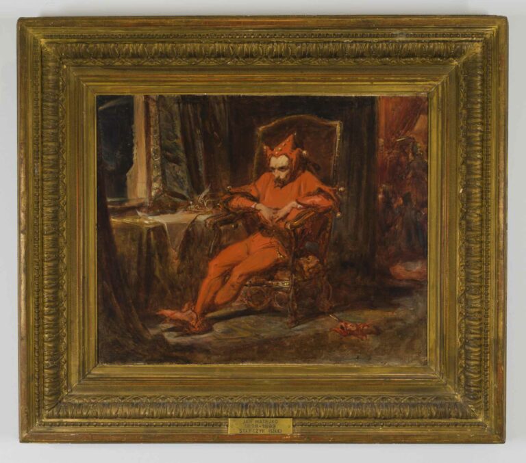 Jan Matejko, „Szkic do Stańczyka”, olej na płótnie, 1861, Muzeum Narodowe w Warszawie (depozyt w Muzeum Narodowym w Poznaniu).