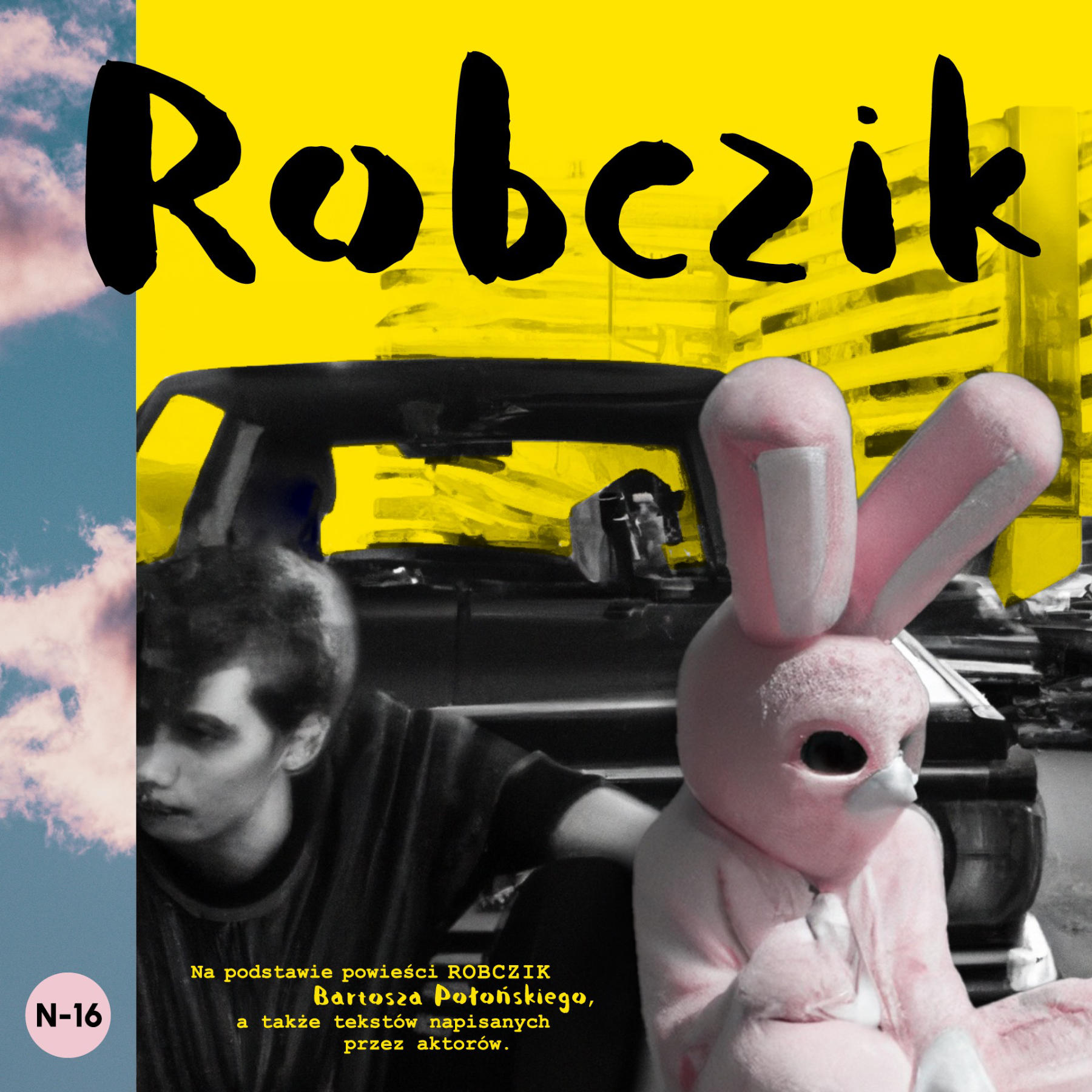 Afisz „Robczika” — prezentacja książki i spektakl.