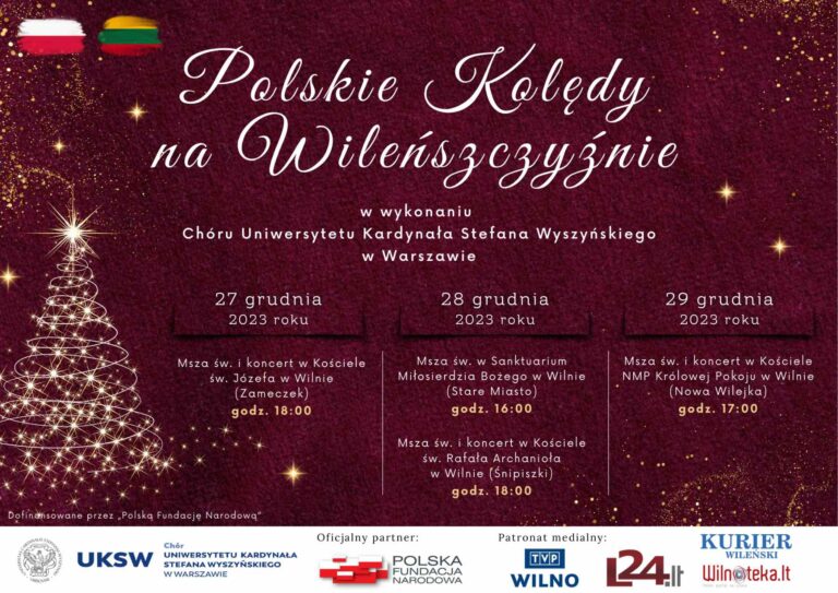 Wracają „Polskie Kolędy na Wileńszczyźnie” — z niespodzianką: litewską kolędą