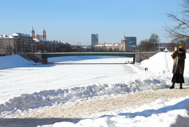 Zima w Wilnie.