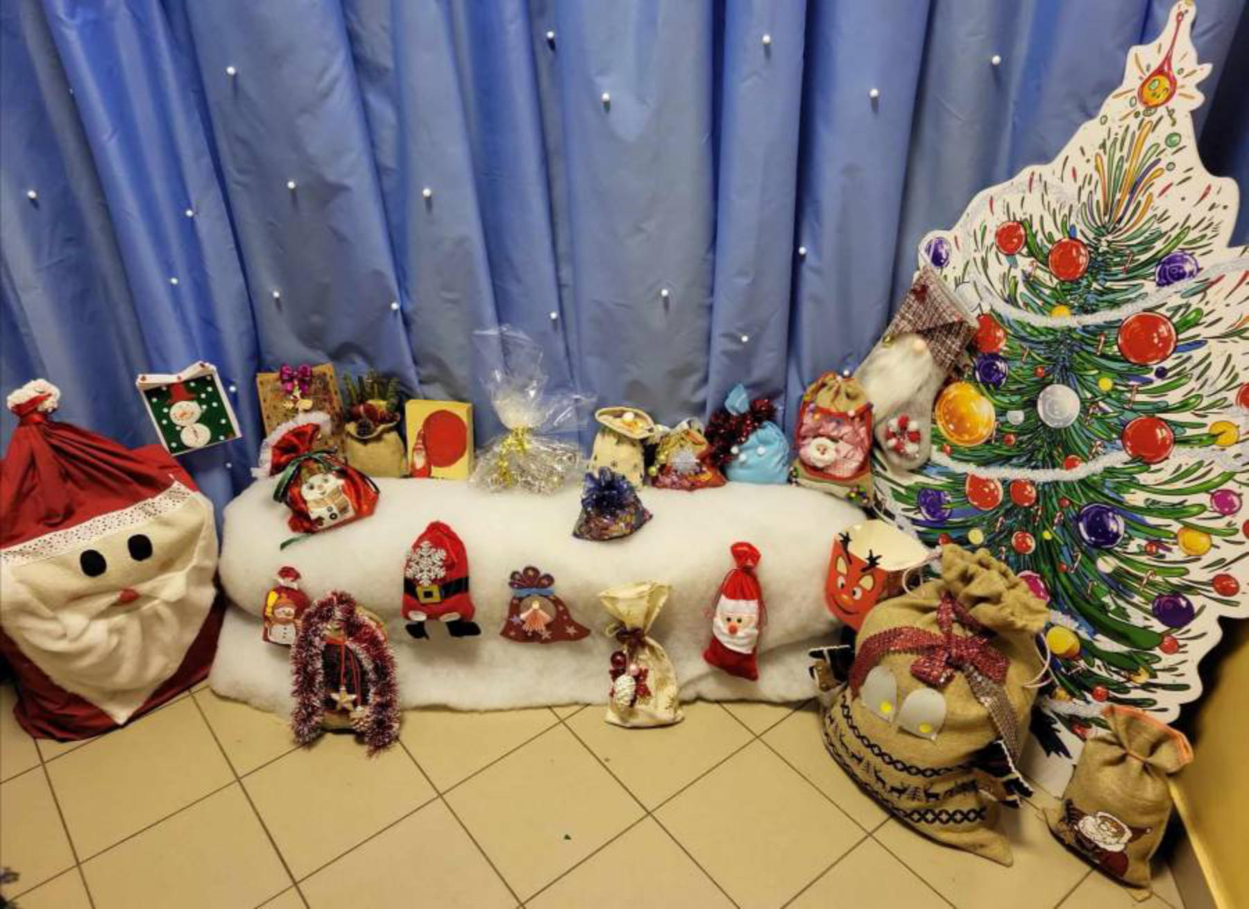 Ozdobione woreczki stały się pięknym dodatkiem do dekoracji świątecznych i stworzyły wyjątkową atmosferę.
