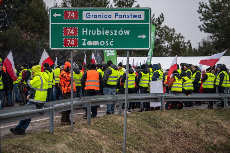 Protest rolników w Polsce.