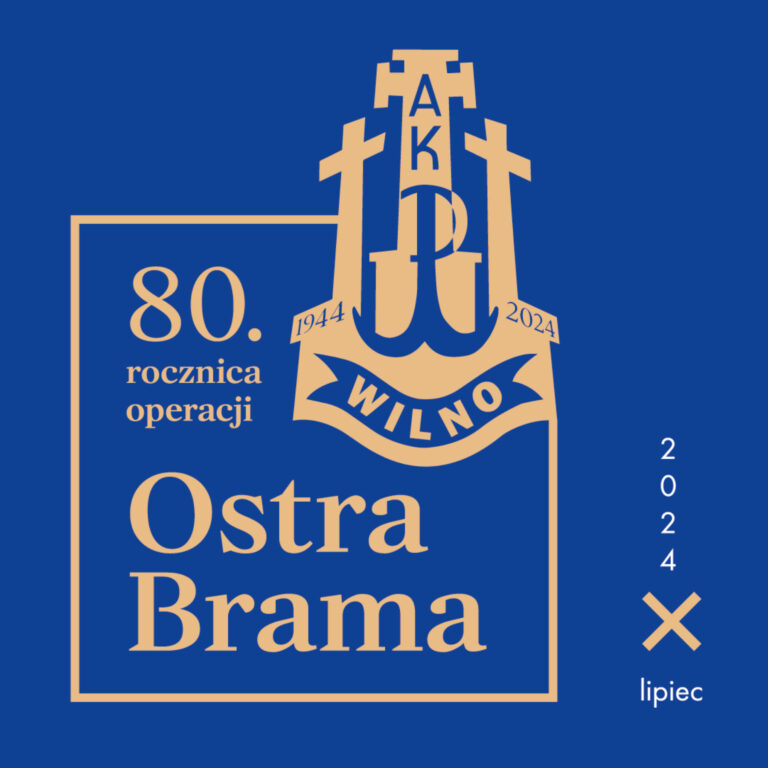 Afisz obchodów 80. rocznicy operacji „Ostra Brama”.