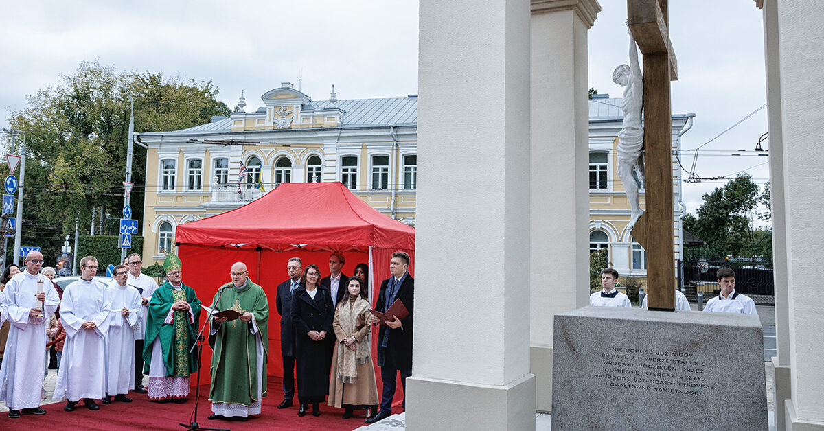 Wyburzona przez Sowietów kaplica wróciła na Antokol