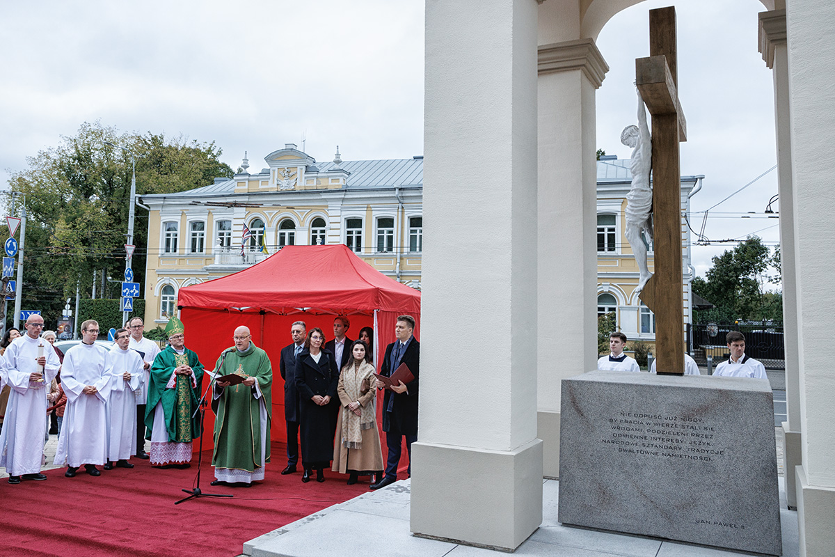 Wyświęcenie kapliczki na Antokolu.