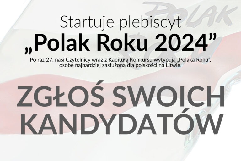 Ruszył Plebiscyt „Polak Roku 2024”. Zgłosić swoich kandydatów możemy do końca października