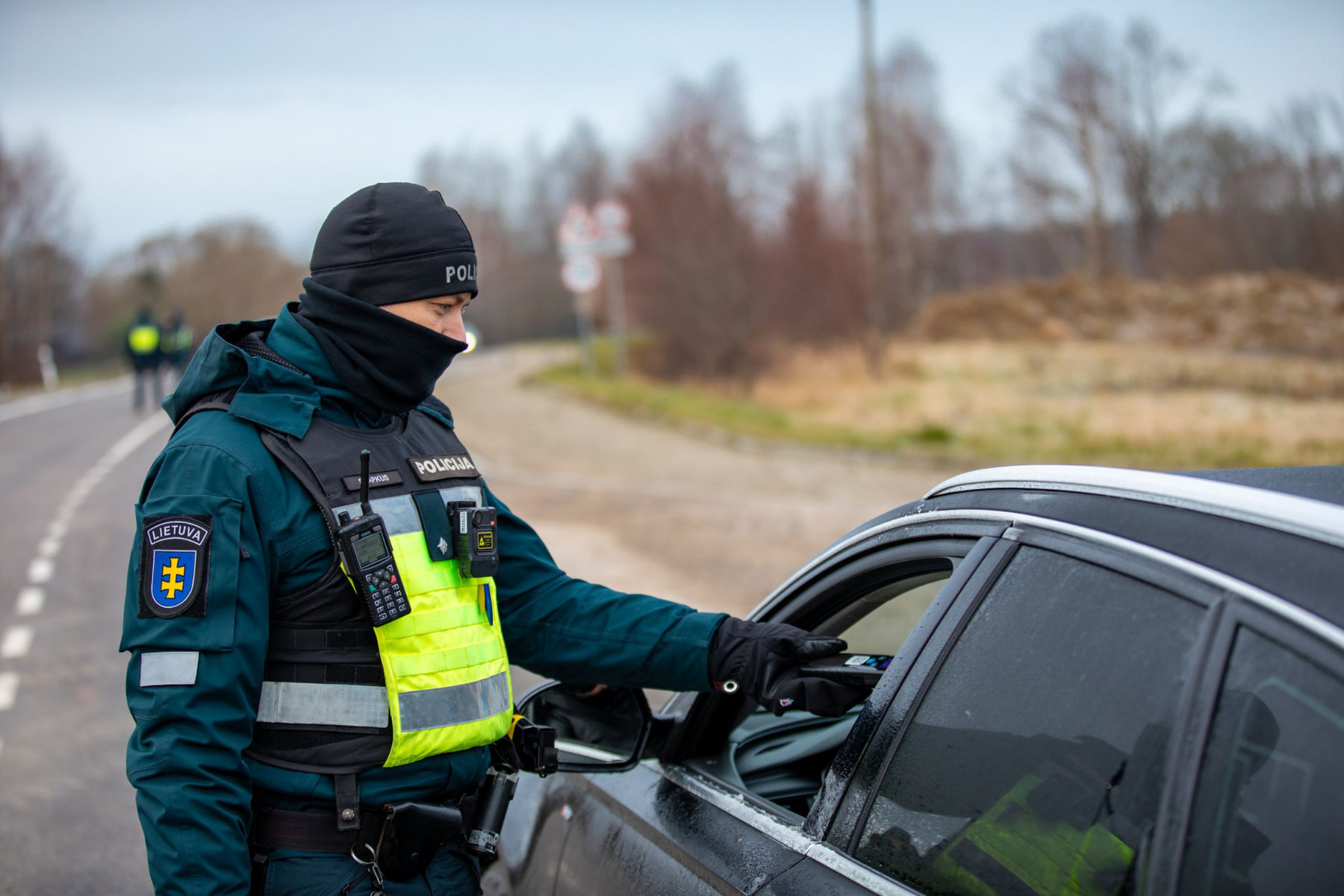 Policja sprawdza stan trzeźwości.