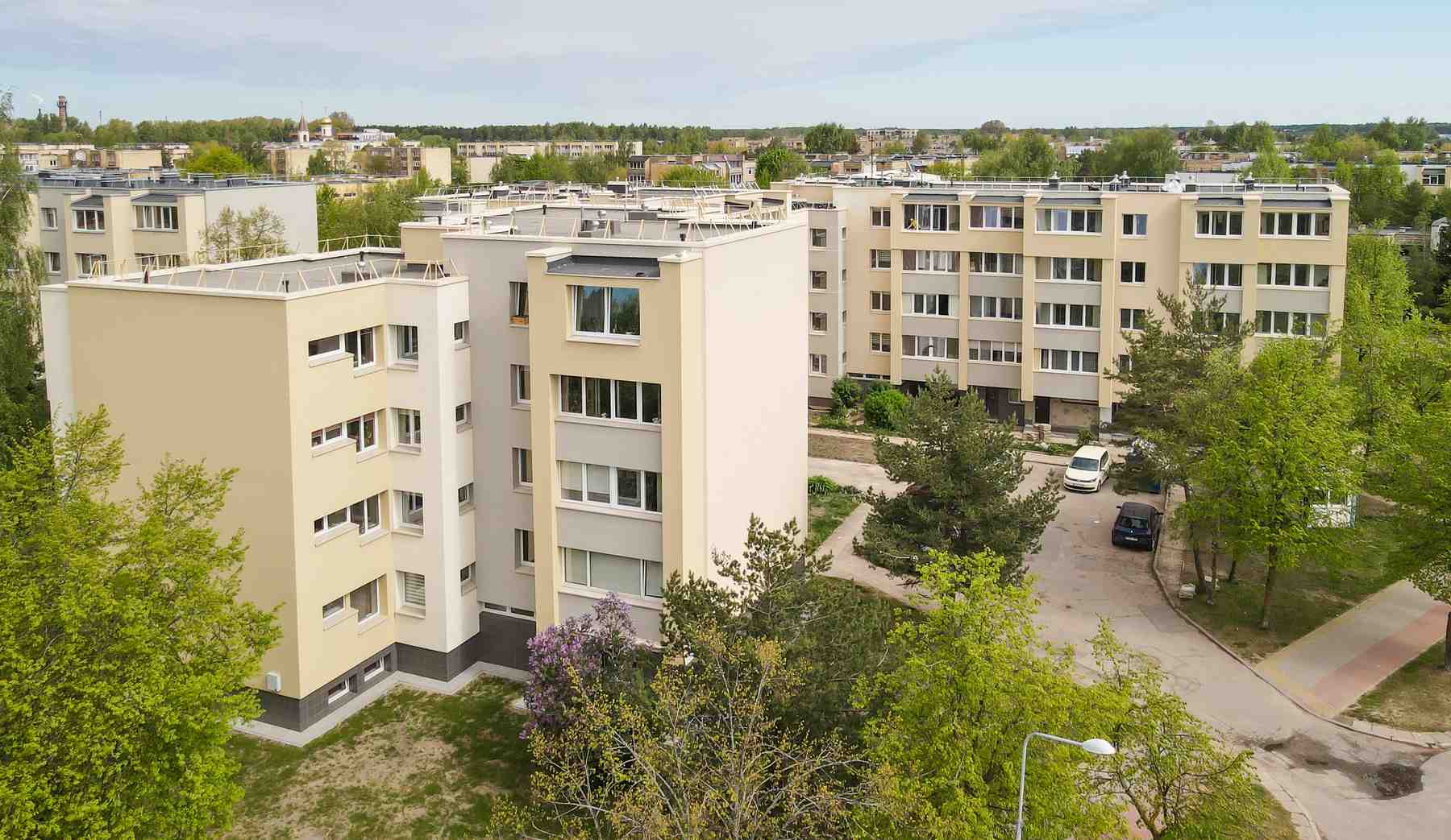 Budynek mieszkalny po renowacji.