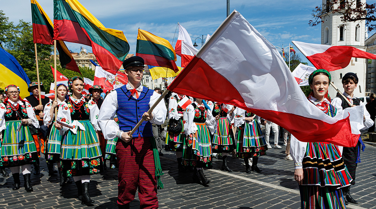 Parada Polskości 2025 w Wilnie.