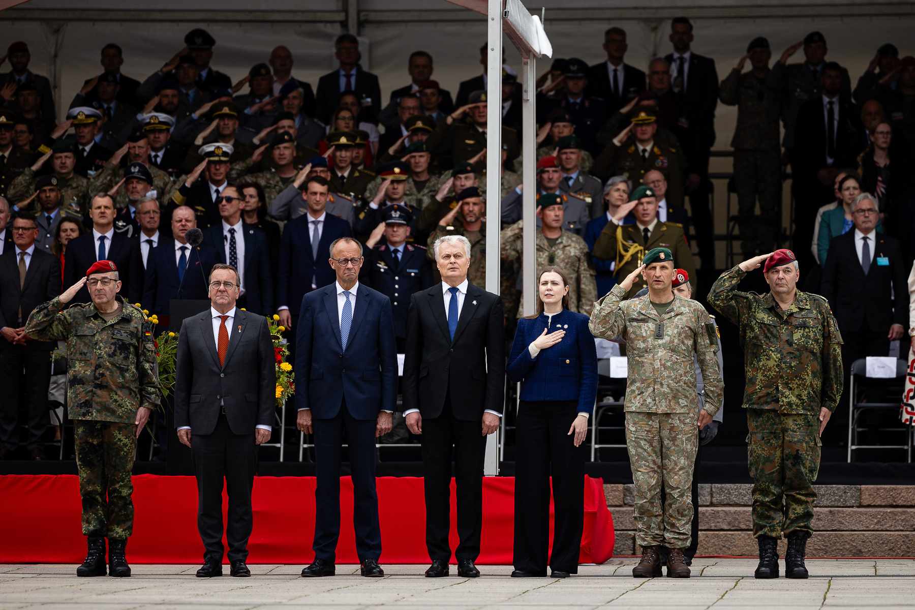 Inauguracja niemieckiej 45. Brygady Pancernej „Lietuva”.