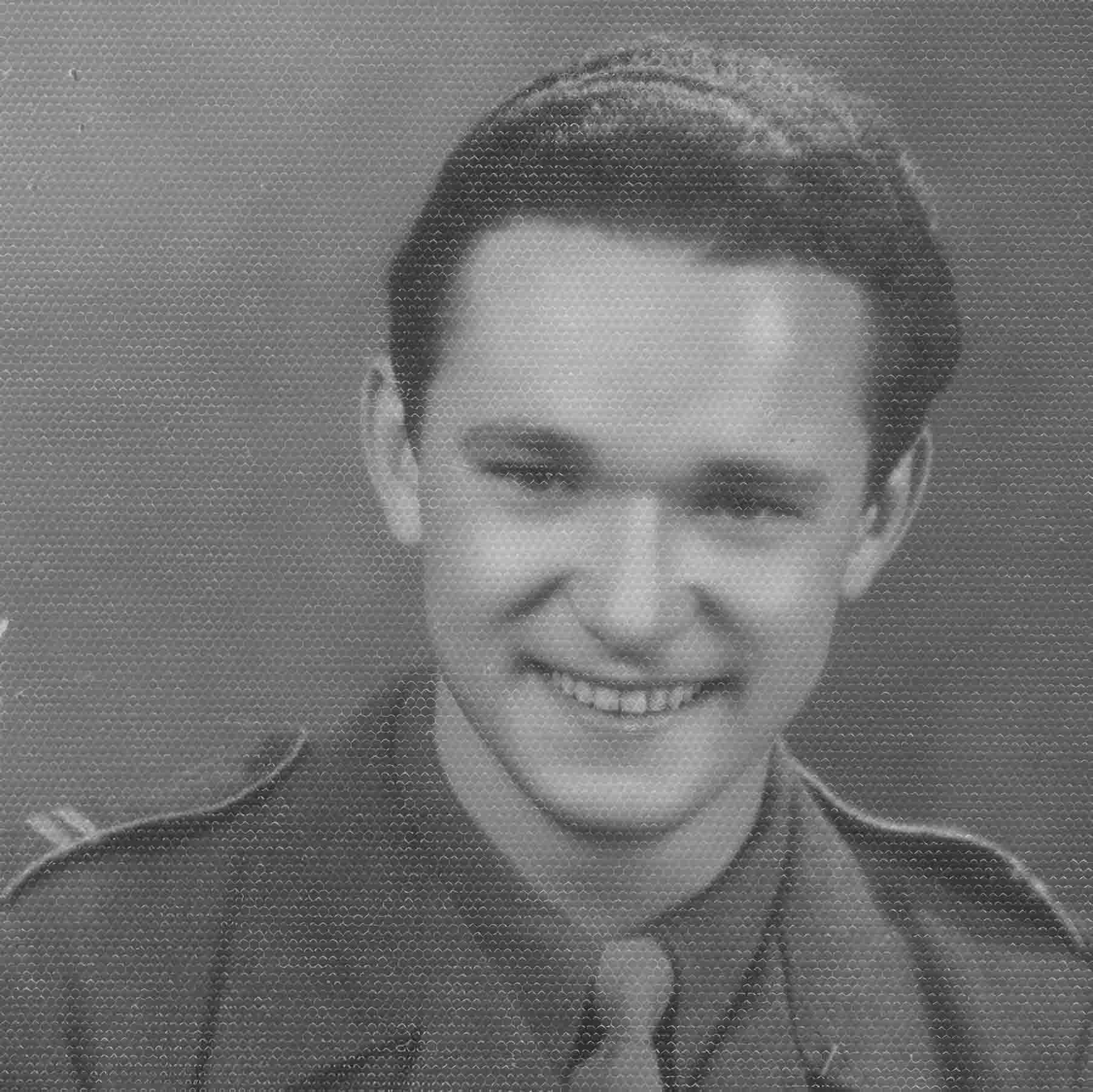 Wojciech Narębski, syn słynnego architekta Stefana Narębskiego, w 1945 r.