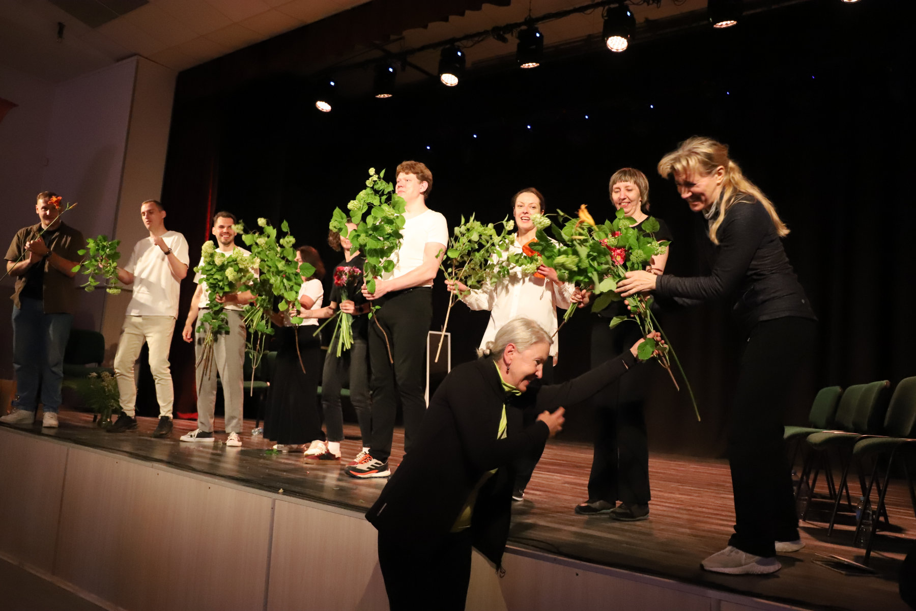 Grupa improwizacyjna „Impronauty” w Rudominie.