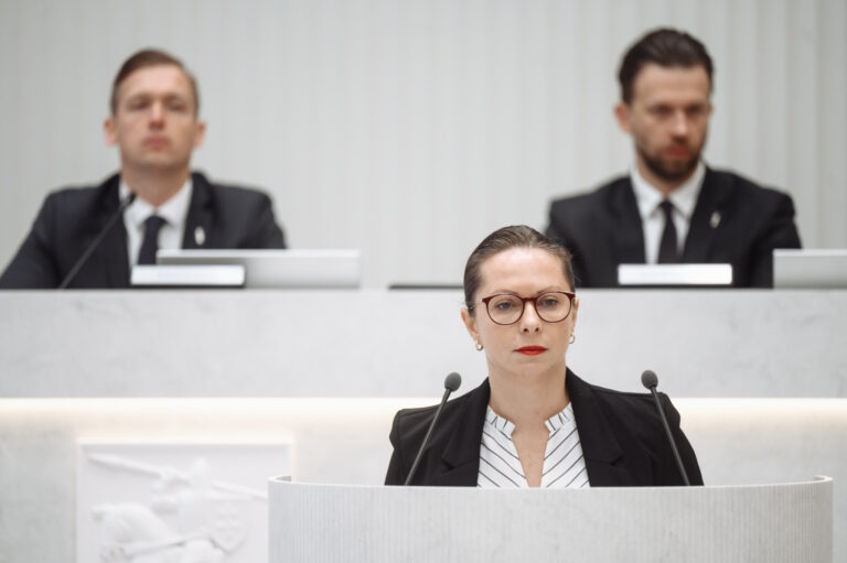 Posiedzenie Samorządu Rejonu Wileńskiego.