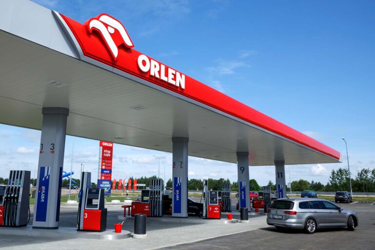Orlen Lietuva stacja benzynowa.