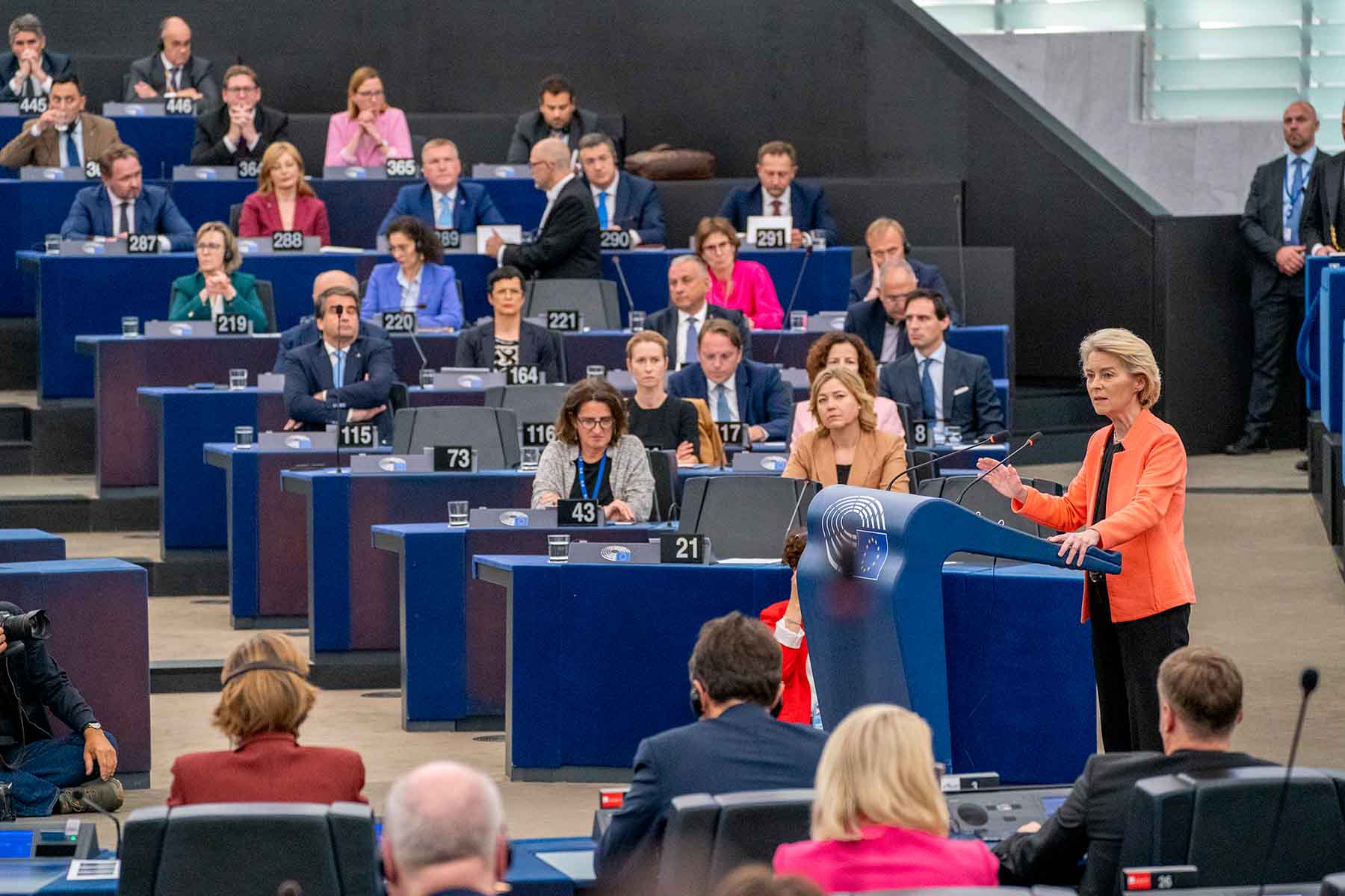 Posiedzenie Parlamentu Europejskiego.
