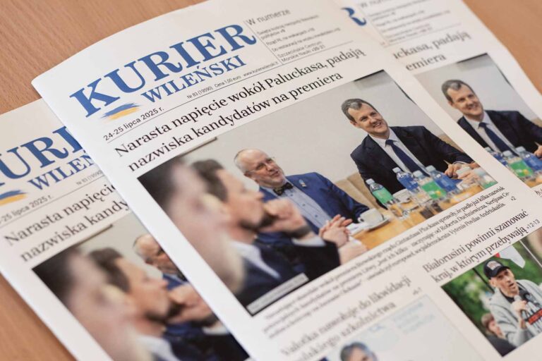 Wydanie codzienne dziennika „Kurier Wileński”.