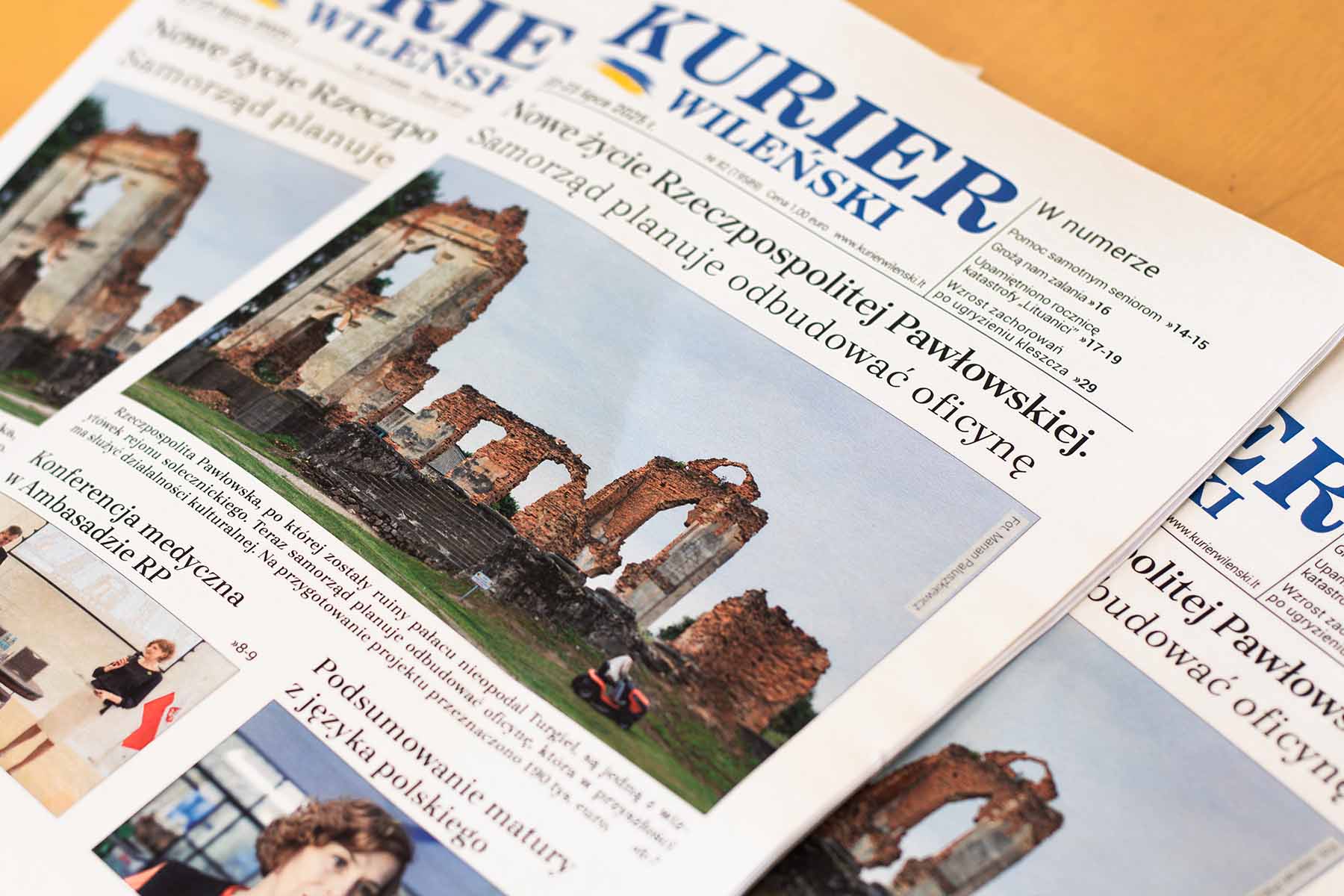 Wydanie codzienne dziennika „Kurier Wileński”.