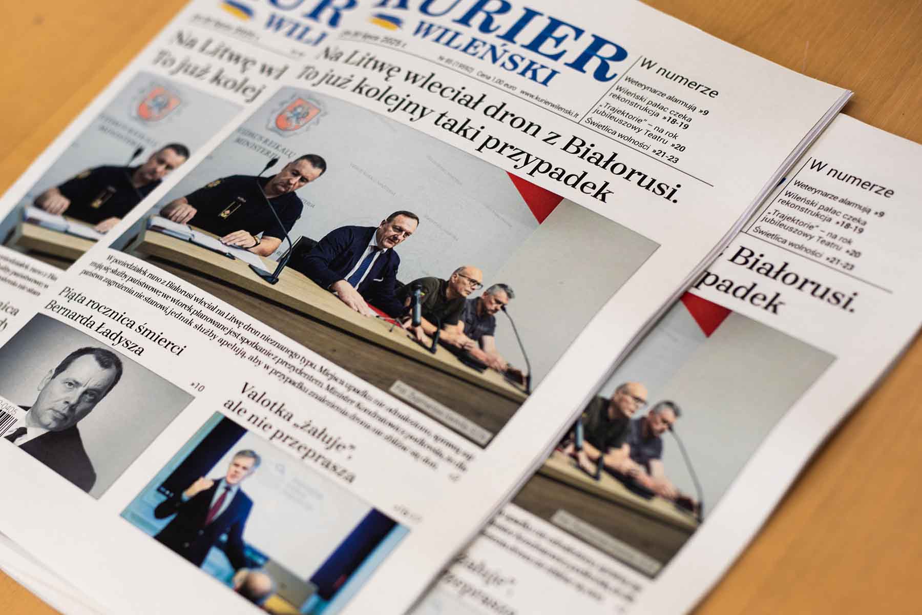 Wydanie codzienne dziennika „Kurier Wileński”.
