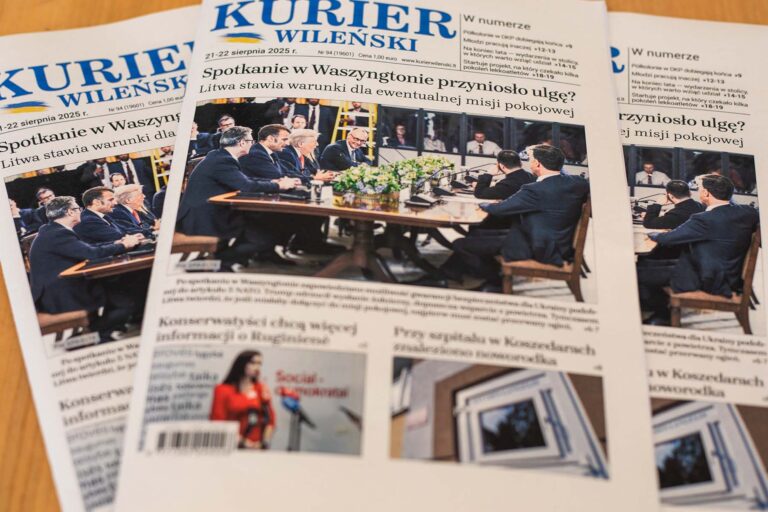 Wydanie codzienne dziennika „Kurier Wileński”.