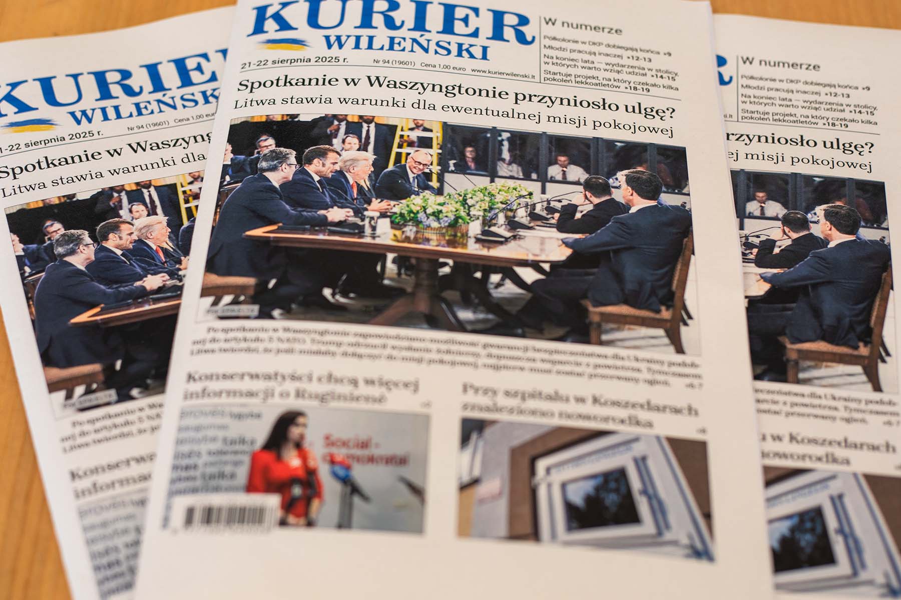 Wydanie codzienne dziennika „Kurier Wileński”.