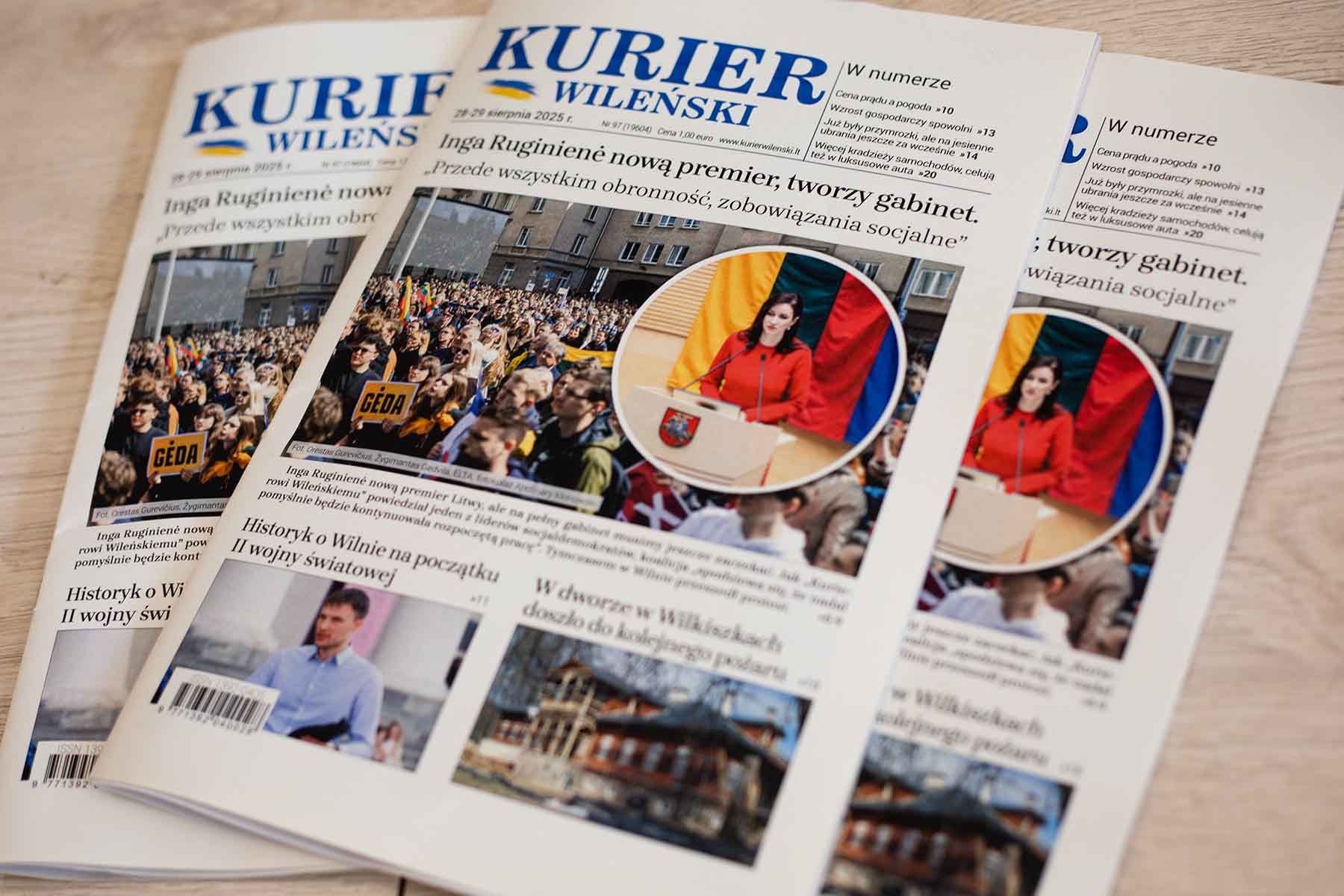 Wydanie codzienne dziennika „Kurier Wileński”.