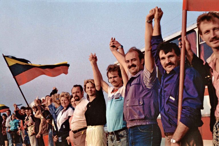 Bałtycki łańcuch, 23 sierpnia 1989 r. – wyraz masowego protestu przeciw ówczesnej sytuacji politycznej.
