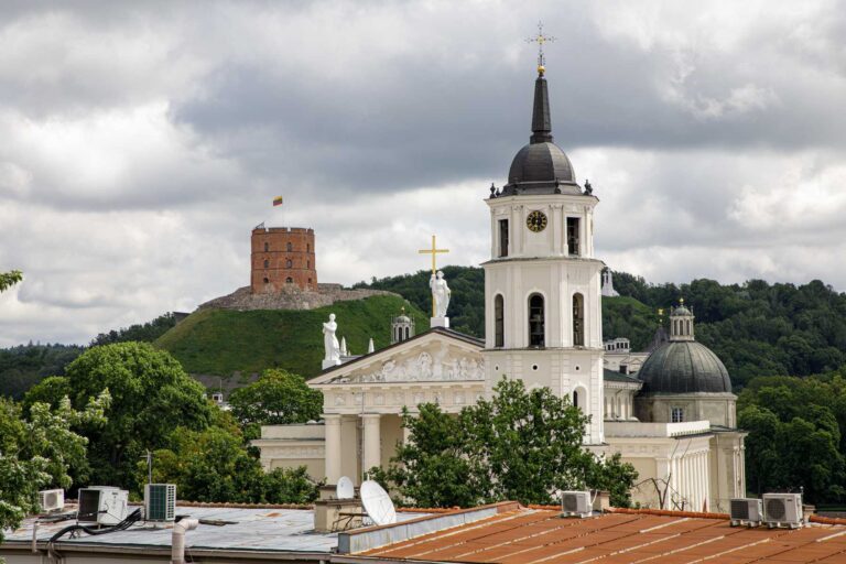 Widok na Wilno.