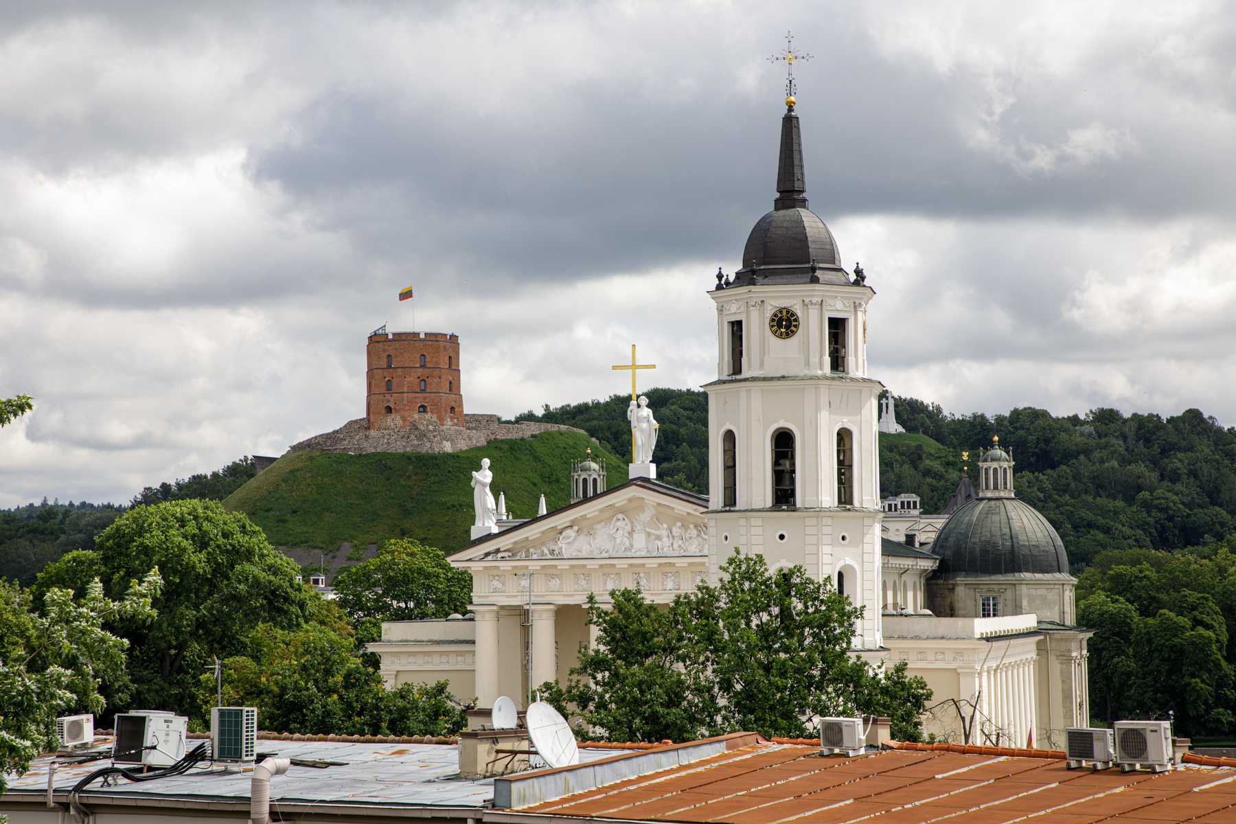 Widok na Wilno.